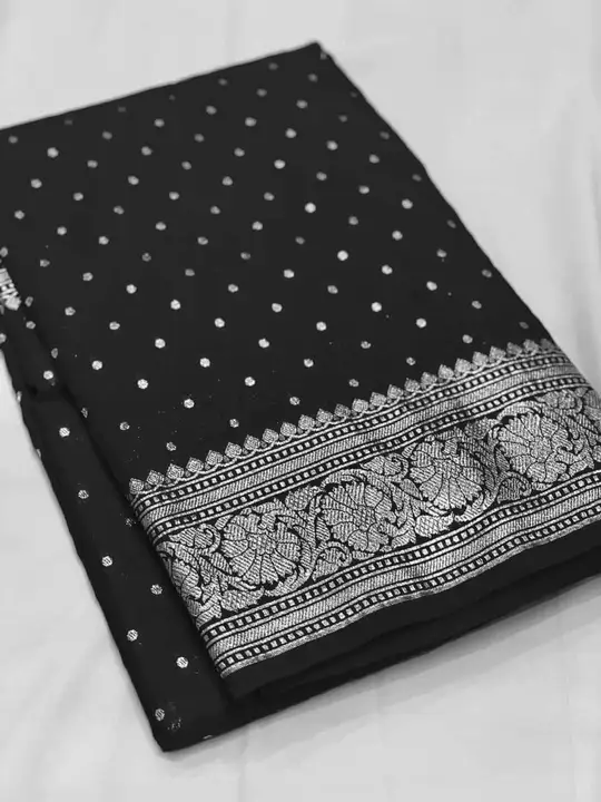 Banarasi semi katan soft silk saree  uploaded by Ahmad silk fabric on 3/9/2023