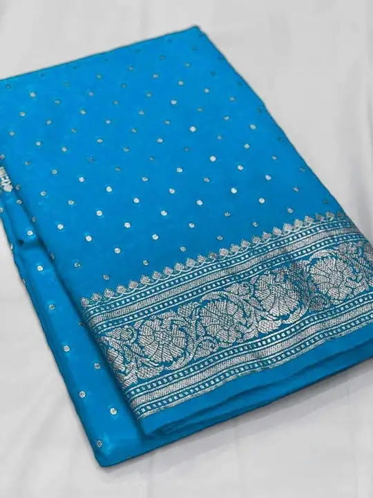Banarasi semi katan soft silk saree  uploaded by Ahmad silk fabric on 3/9/2023