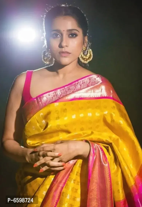 Litchi silk uploaded by Anasuya collection's on 3/9/2023
