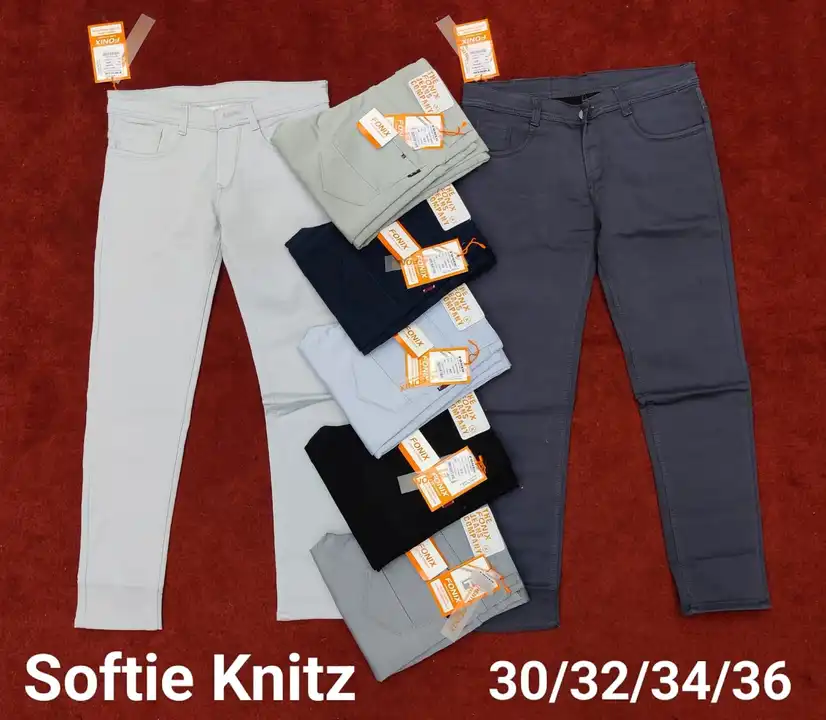 Heavy Knitting Softie Jeans Pant for mens  uploaded by STANDWELL ENTERPRISES on 3/9/2023