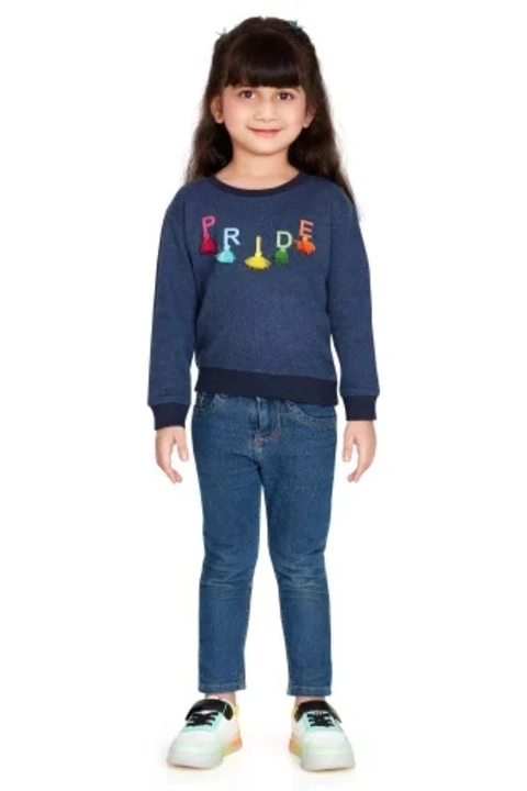 Girls Fleece sweatshirt uploaded by Baby's Pride Creation on 3/9/2023