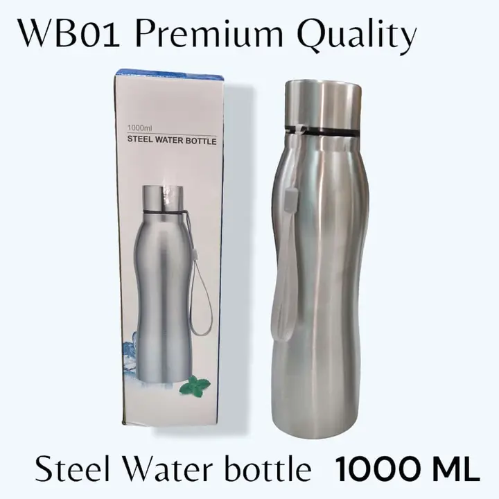 WB01 Premium Quality Steel Water bottle 1000ml uploaded by Sha kantilal jayantilal on 3/9/2023