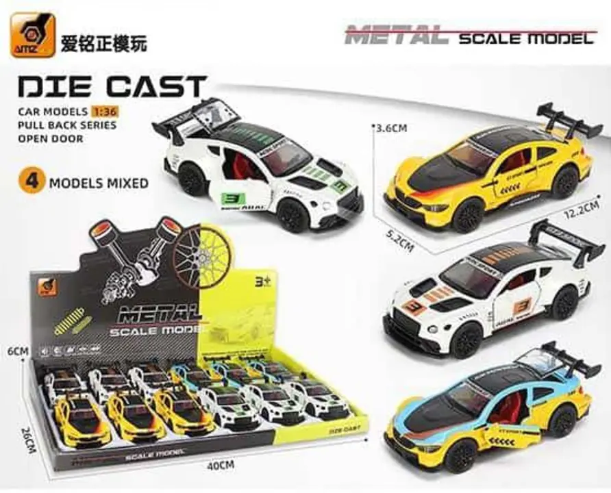 Metal car set uploaded by BHTOYS on 3/9/2023