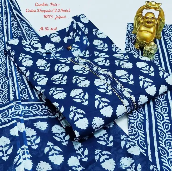 COTTON KURTI PAIR  uploaded by Shrey Creations on 3/9/2023