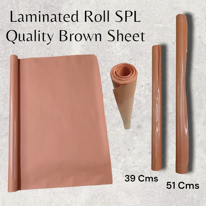 Product image of Brown laminated SPL Quality Roll , price: Rs. 22, ID: brown-laminated-spl-quality-roll-31b72aaa