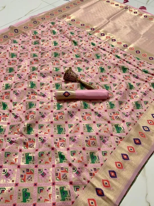 PLACE FIRST TIME LAUNCH NICE EXTRA ORDINARY DESIGN*

*BANARASI SOFT SILK SAREE ARE ALWAYS WORN TO IM uploaded by A.S creation on 3/9/2023