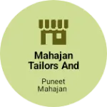 Business logo of Mahajan Tailors and Drapers