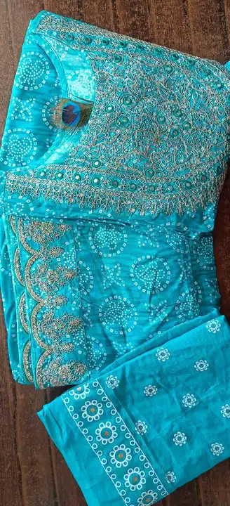 Designer bandhni suit uploaded by MGC Style on 3/9/2023