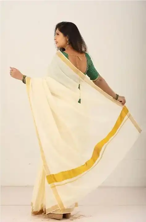 Kerala cotton saree  uploaded by Sujata saree cantre on 3/9/2023
