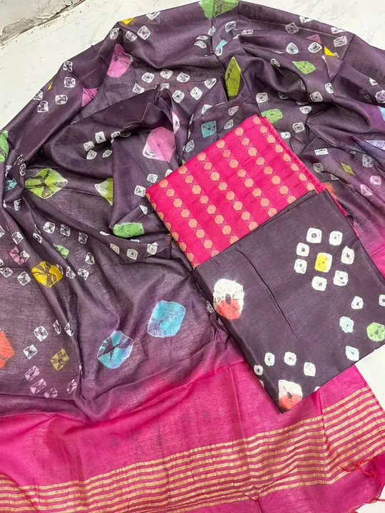 Suites and dress material uploaded by silk  saree on 6/3/2024