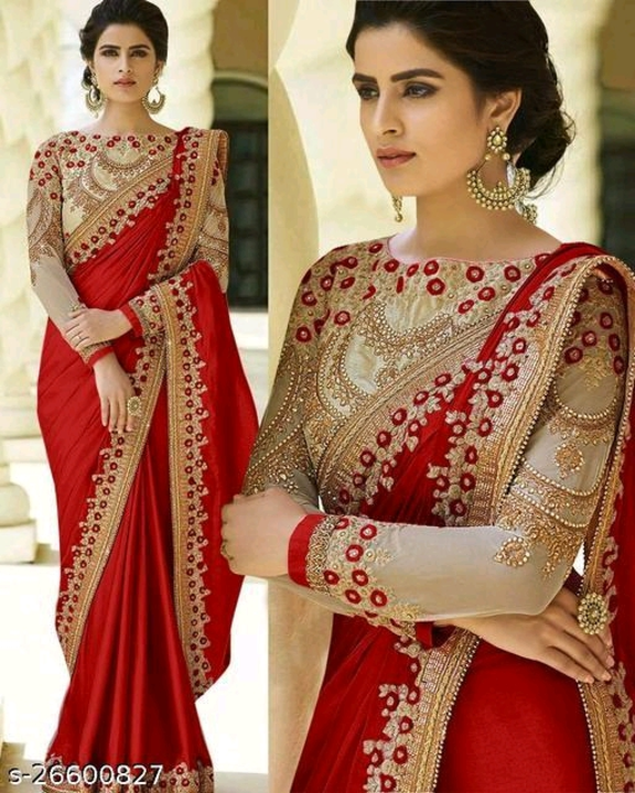 Party wear saree uploaded by Glamour World on 5/28/2024