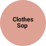 Business logo of Clothes sop