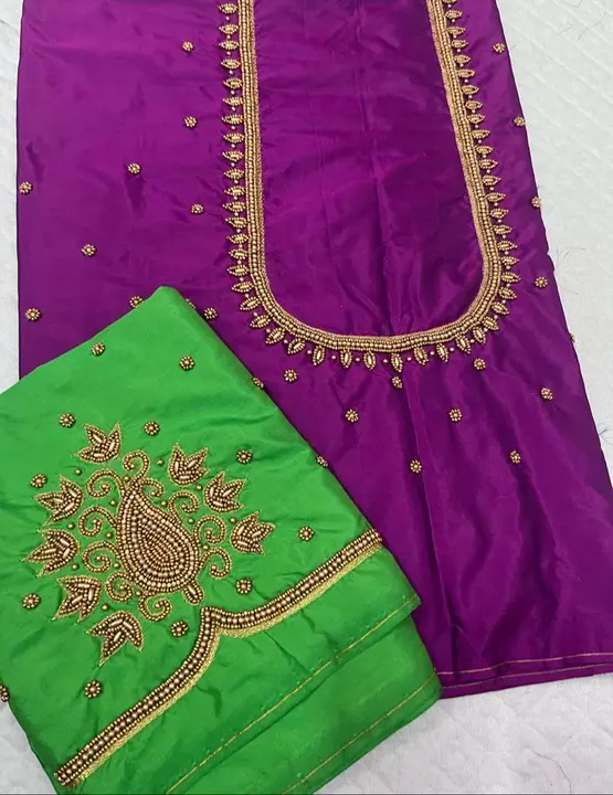 Aari work blouse piece  uploaded by business on 3/9/2023