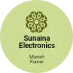 Business logo of Sunaina electronics