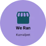Business logo of We ran