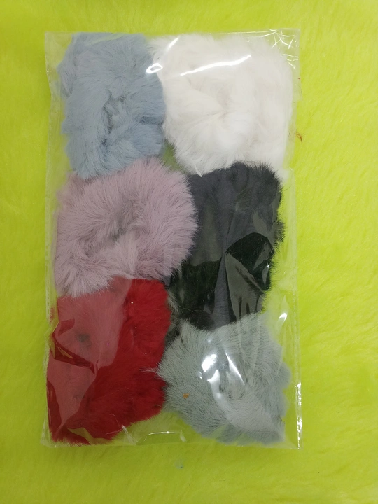 Big size furr scrunchies ✨ uploaded by Sk Hair Accessories on 3/10/2023