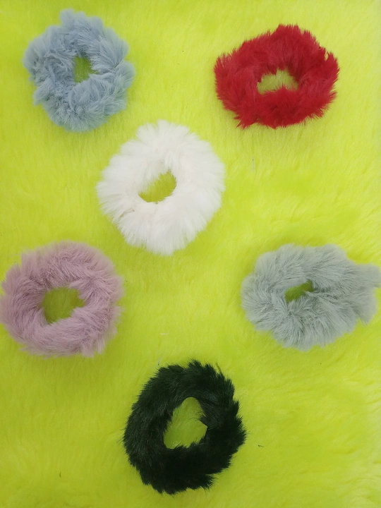 Big size furr scrunchies  uploaded by Sk Hair Accessories on 5/11/2024