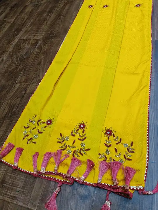 Hand work butta saree  uploaded by Trupti Creation on 3/10/2023