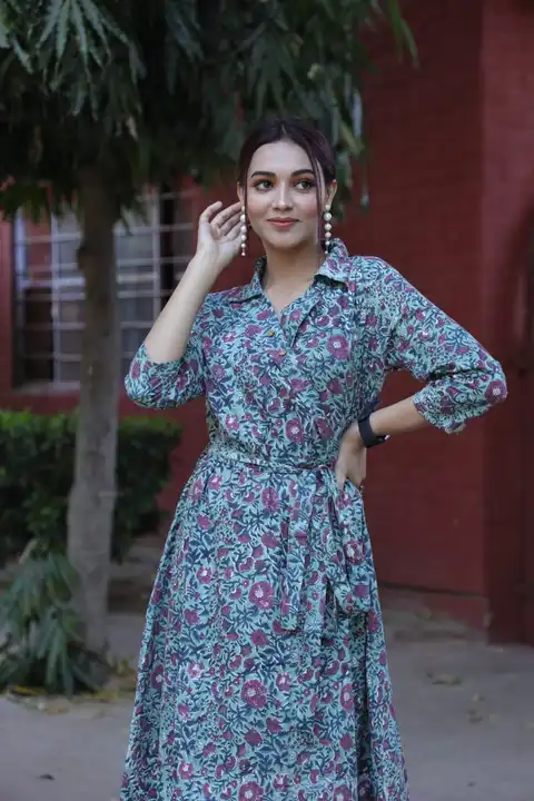 💫New collection 2023💫

👉Bagru Hand Block Printed Long Dress/ One piece 

 uploaded by Ayush Handicarft on 3/10/2023