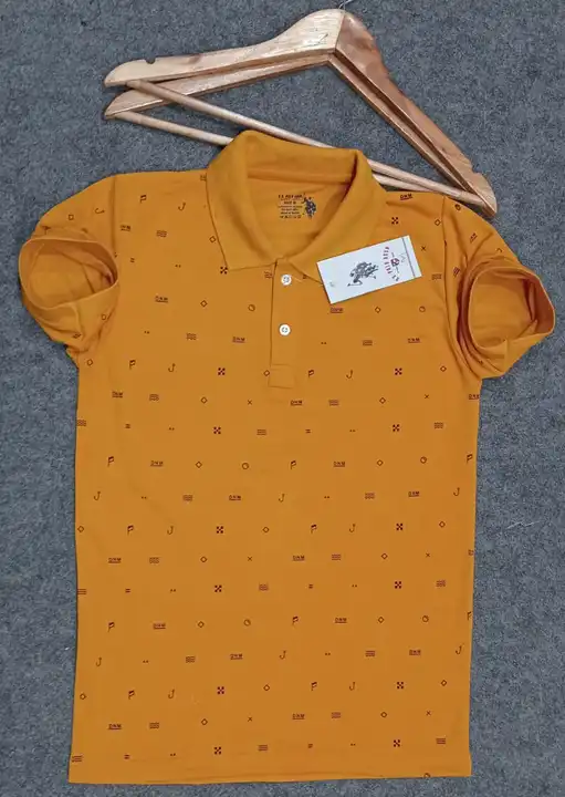 Coller tshirt with printed  uploaded by VED ENTERPRISES  on 3/10/2023