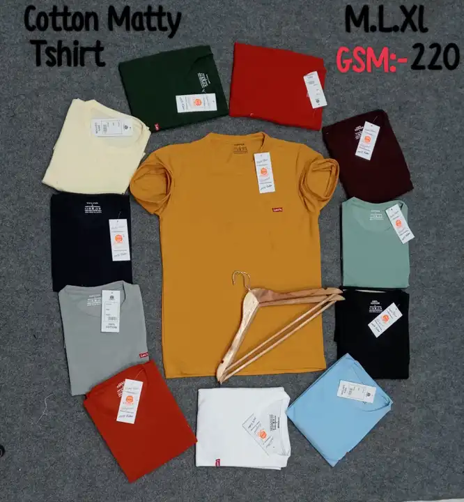 Cotton matty round neck tshirt  uploaded by VED ENTERPRISES  on 3/10/2023