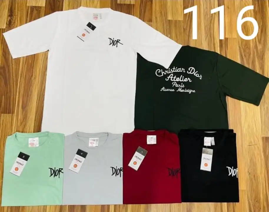 Post image *T-SHIRT*
*HALF SLEEVE*
*FABRIC=SAAP Matty LYCRA Jersey Down Shoulder With Embroidery Work(Drop Shoulder)*  
*SIZE = M L XL*
*Colours =6*
*SET=18P*
*Price= 175/-*