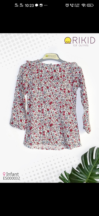 girls top 5 pcs 5 sizes mrp 499 uploaded by business on 3/10/2023