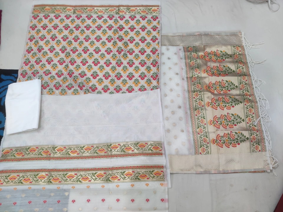 Banarasi suits 3 piece  uploaded by Rizwan fabrics on 5/2/2024