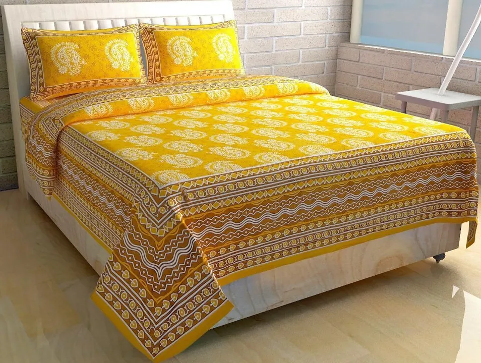 Jaipuri cotton bedsheet  uploaded by TULSI ONLINE on 3/10/2023
