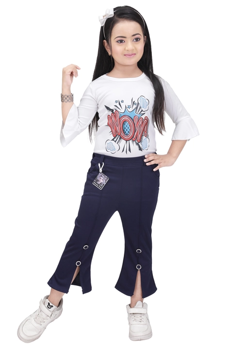 Girls party kids capri top  uploaded by Get Styled on 3/10/2023