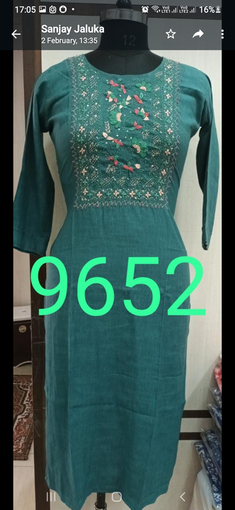 Rayon fancy cloth kurti uploaded by Geeta Creation  on 3/10/2023