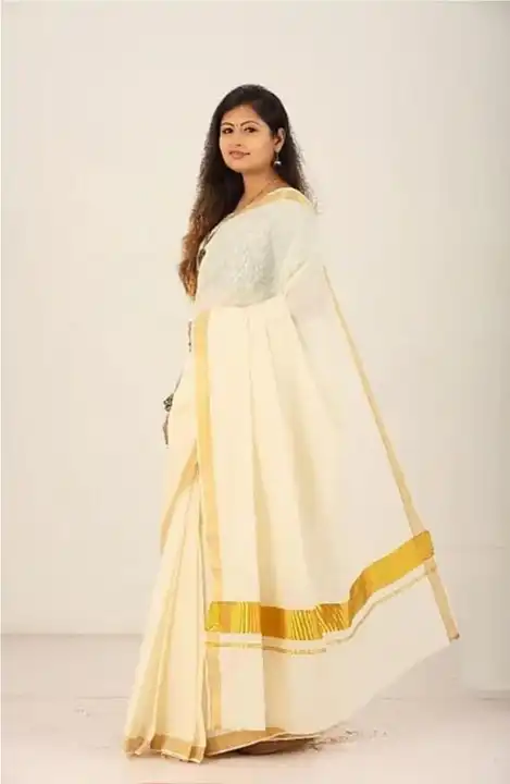 Kerala cotton saree  uploaded by Sujata saree cantre on 3/10/2023