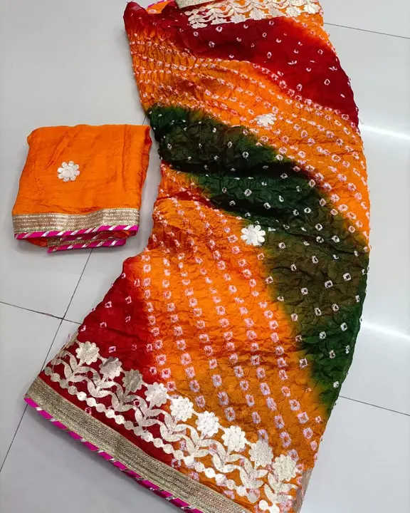 Product uploaded by Jaipuri wholesale gotta patti kurtis nd sarees on 3/10/2023