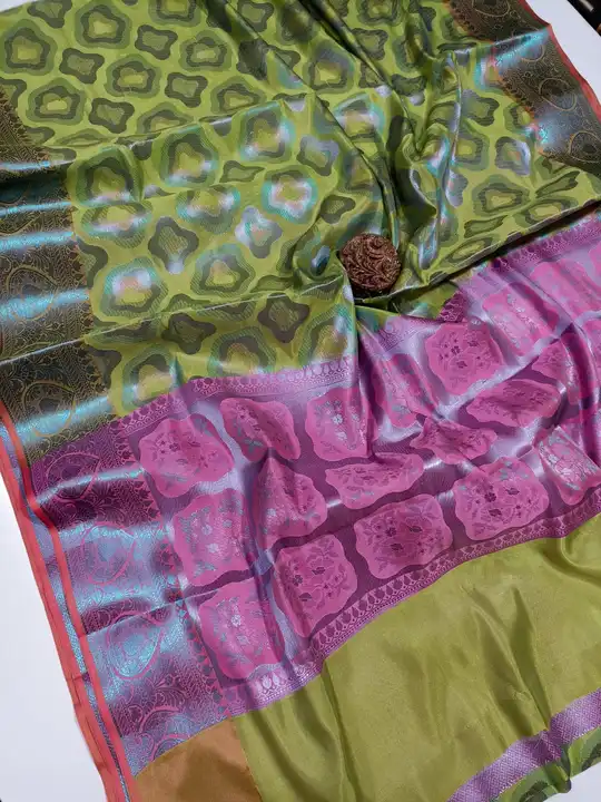 Banarasi tapeta silk soft smooth fabrics saree  uploaded by Zainab fashion on 3/10/2023