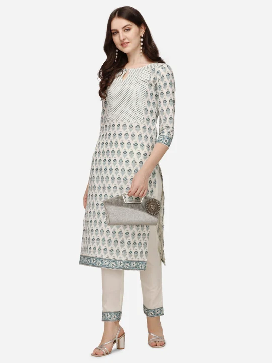New Cotton Kurta with Pant uploaded by business on 3/10/2023