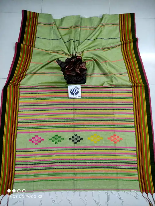 Handloom cotton saree  uploaded by business on 3/10/2023