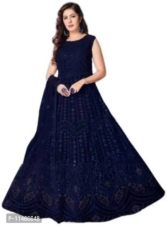 Stylish Fancy Net Anarkali Ethnic Gowns For Women uploaded by wholsale market on 3/10/2023