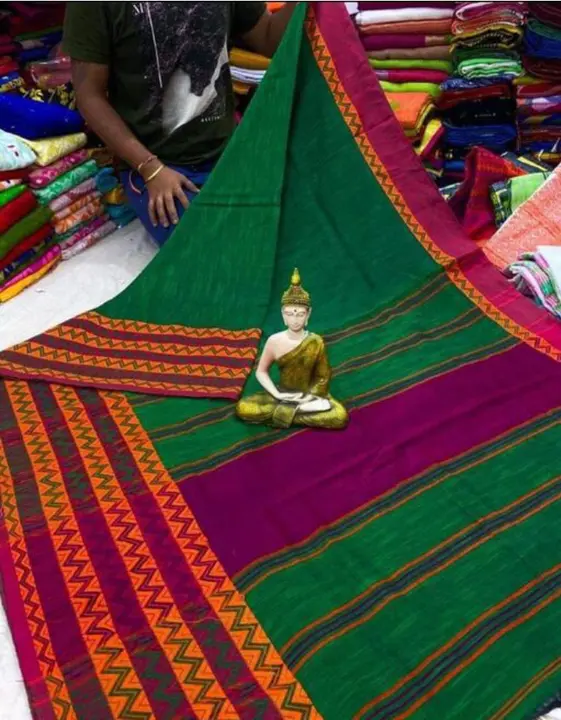 Handloom Begumpuri khadi cotton saree  uploaded by Sujata saree cantre on 3/10/2023