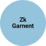 Business logo of Zk garnent