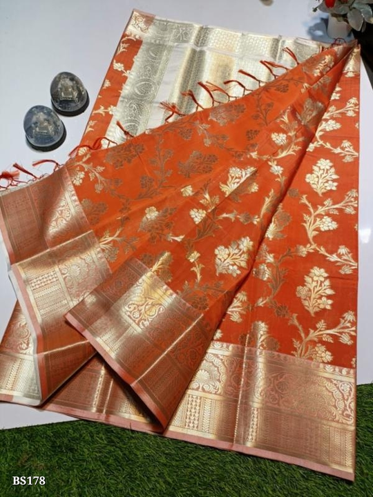 Catalog Name: *softy silk saree *

banarasi softy silk saree\nfull body dual warp zari jacquard weav uploaded by Digital marketing shop on 3/10/2023