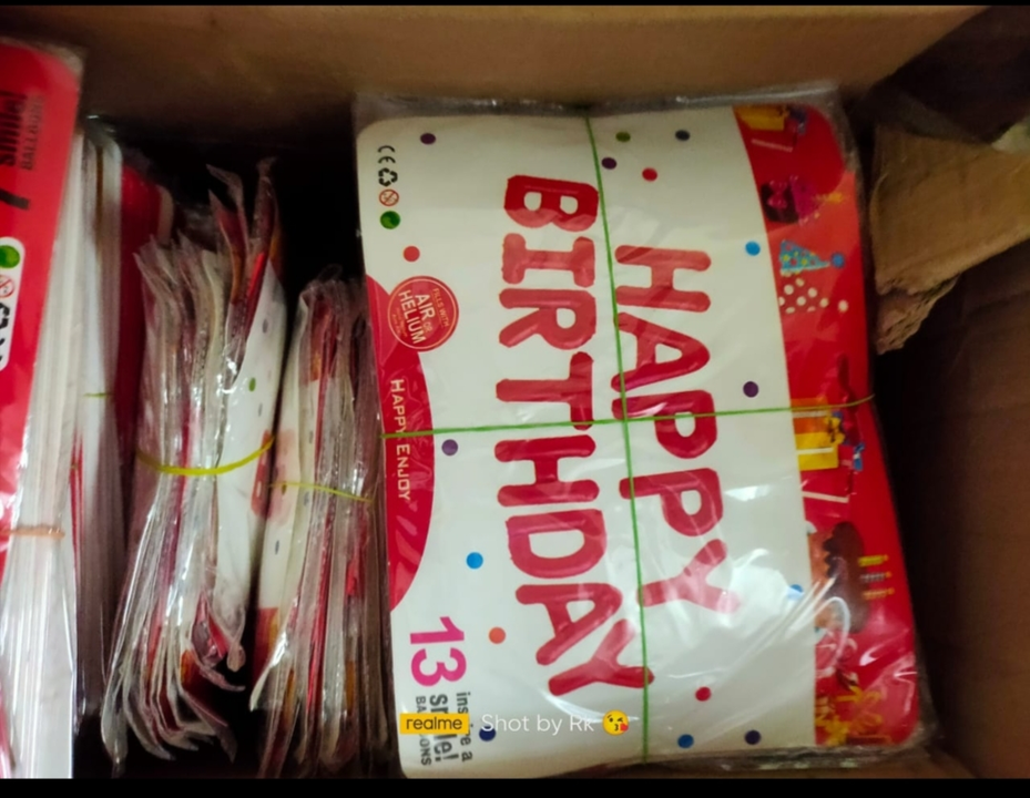 Happy Birthday Foil Balloon  uploaded by Rk Celebration Party Shop on 3/10/2023