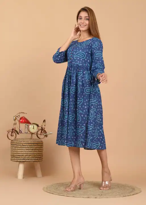 Hand block printed kurti uploaded by business on 3/10/2023