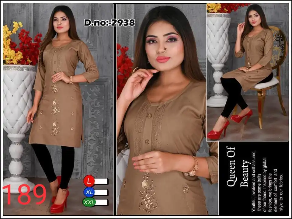 KURTI 189 uploaded by Mukesh Saree Centre on 3/10/2023