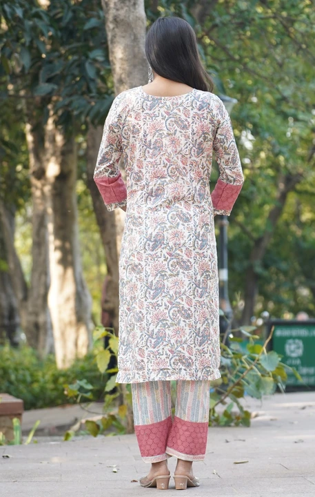 Women cotton suit set  uploaded by Julu art  on 3/10/2023