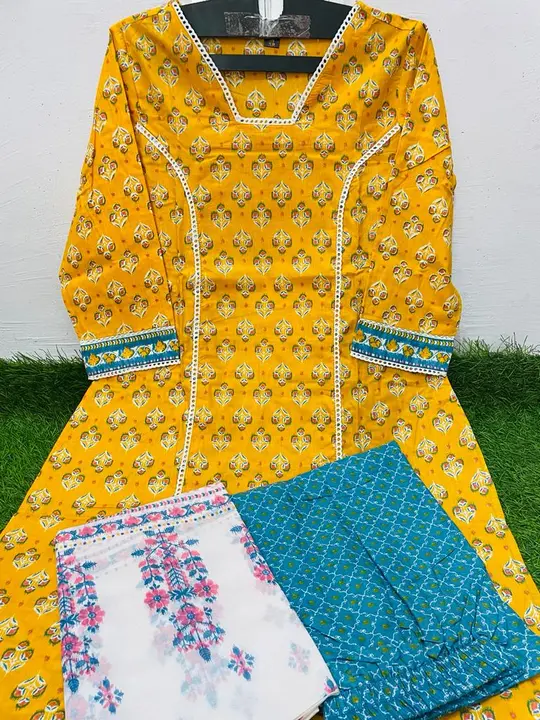 Cotton Cambric kurta pant set uploaded by Ach Kurtis on 3/10/2023