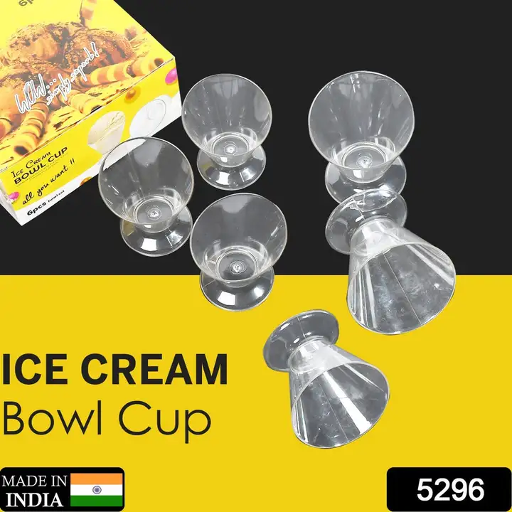 5296 Modern Style Dessert & ICE Cream Bowl Plastic 6pcs For Home , Office & Party Use uploaded by DeoDap on 3/10/2023