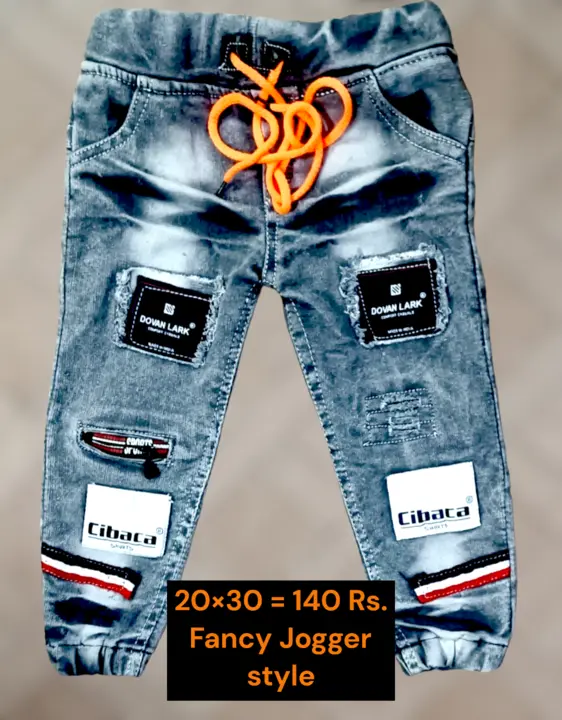 20×30 Jogger Jeans uploaded by RISHABH TRADERS on 3/10/2023
