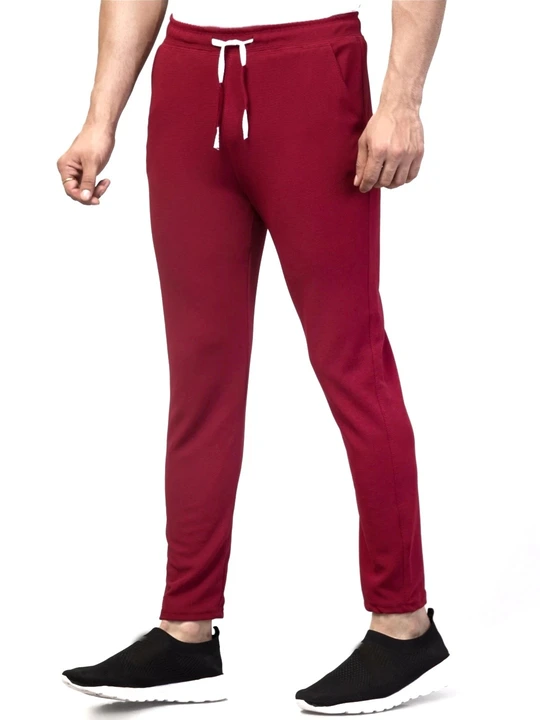 A.SGarments Solid Men Maroon Track Pants uploaded by A.S GARMENTS on 3/10/2023
