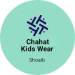 Business logo of Chahat kids wear