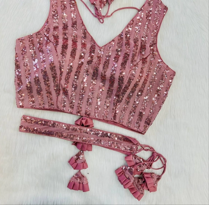 Fancy sequence work blouse uploaded by Deepa fashion on 3/10/2023